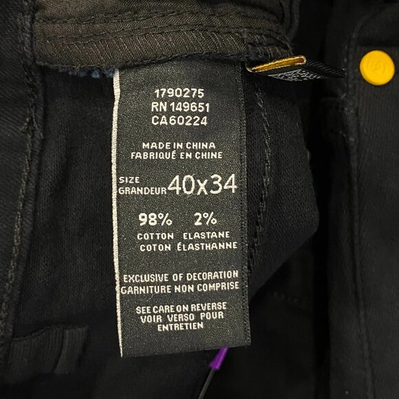 Caterpillar CAT Carpenter Work Pants Mens 40 x 34 Black Tool Pockets Double Knee - Picture 11 of 15